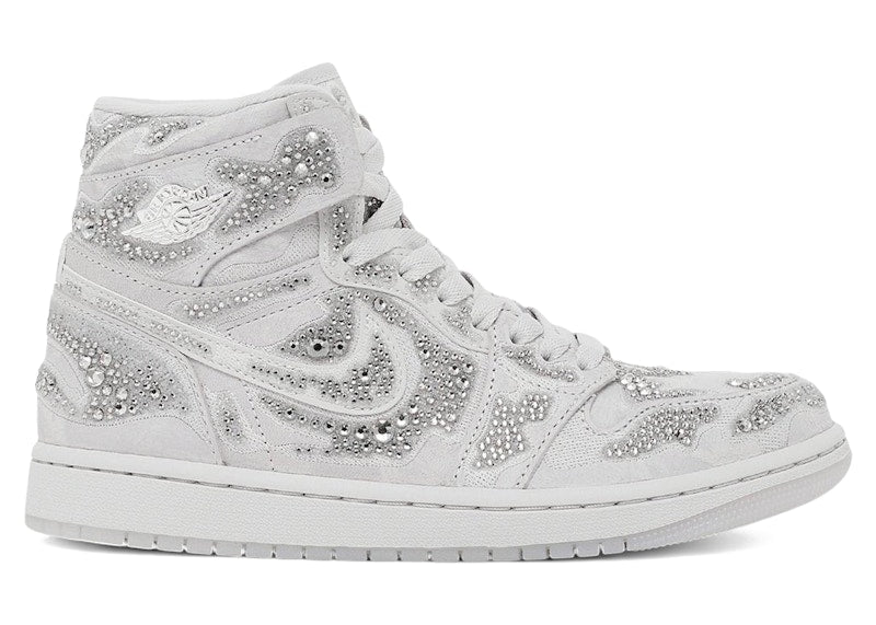 Jordan 1 Retro High OG Swarovski Vast Grey (Women's)
