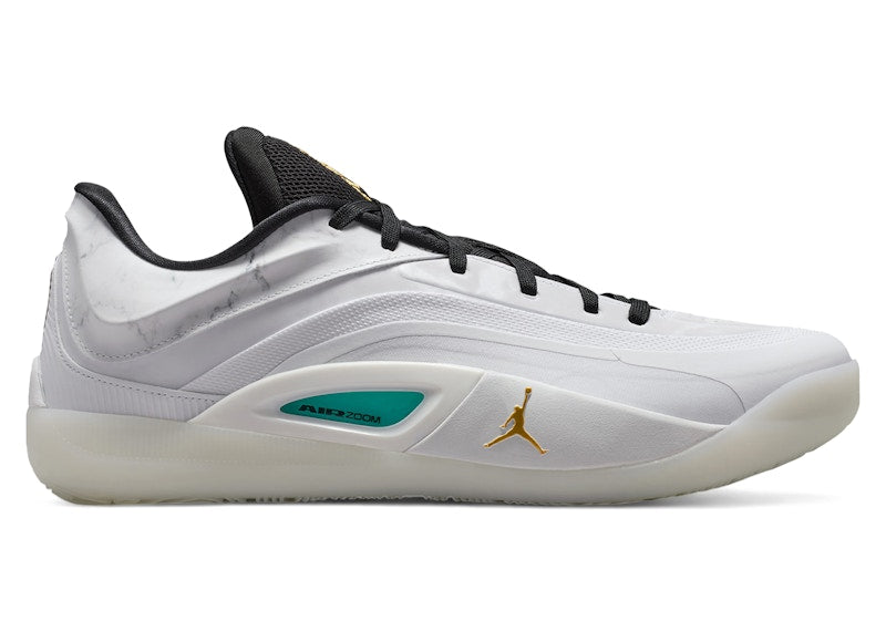 Jordan Zion 4 White Metallic Gold