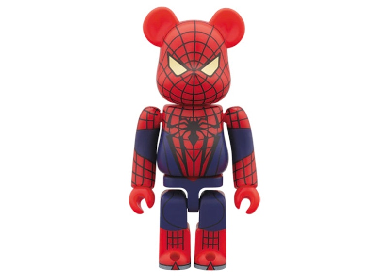 Bearbrick The Amazing Spider Man 100% Red/Navy