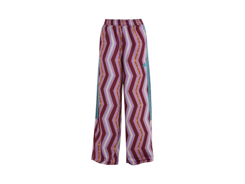adidas x Farm Rio Zig Zag Stripes Tiro Pants Lilac