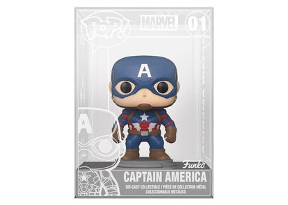 Funko Pop! Die-Cast Marvel Studios Captain America Civil War - Captain America 2021 Summer Convention Exclusive Figure #01