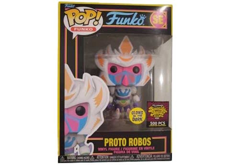 Funko Pop! Fundays Blacklight Battle Proto Robos Mascot GITD SE (LE 500)