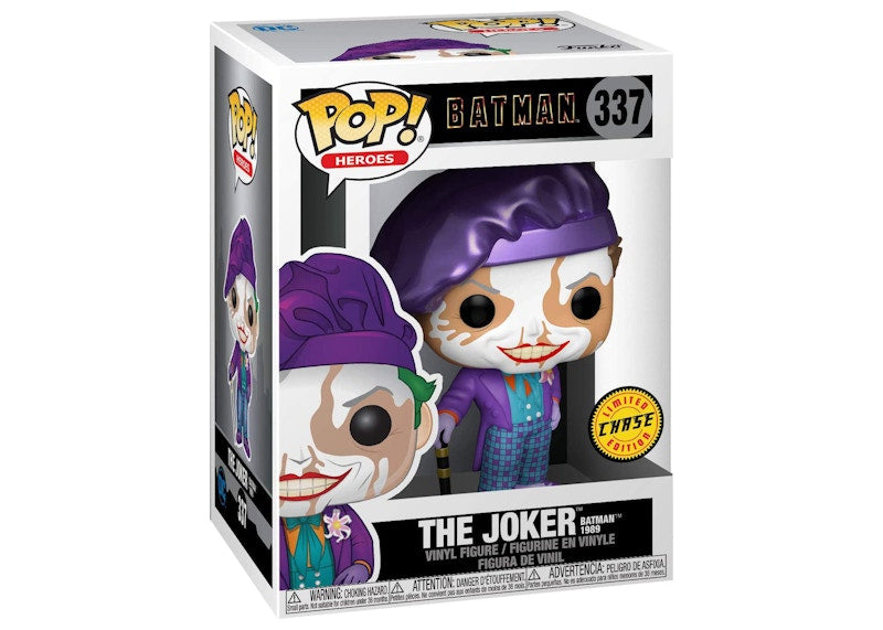 Funko Pop! Heroes Batman The Joker Batman 1989 Chase Edition Figure #337