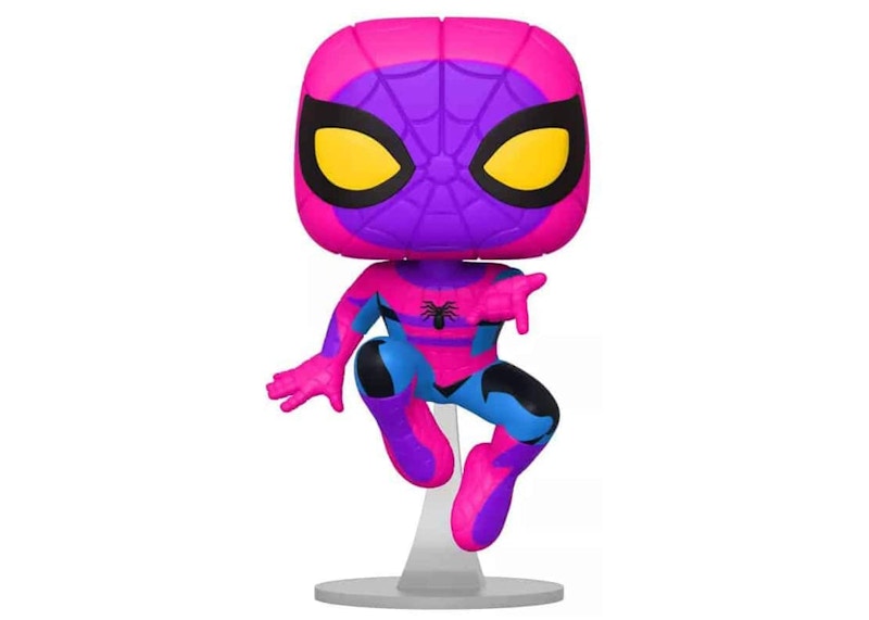 Funko Pop! Marvel Spider-Man Black Light Target Exclusive Bobble-Head #652