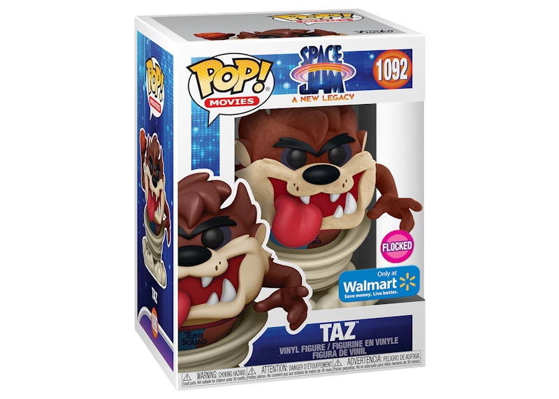 Funko Pop! Movies Space Jam A New Legacy Taz Flocked Walmart Exclusive Figure #1092