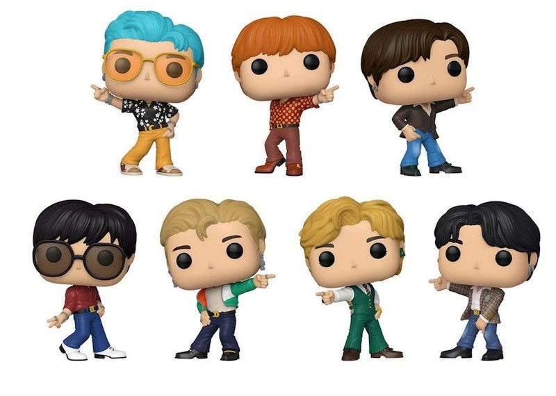 Funko Pop! Rocks BTS Dynamite Walmart Exclusive 7-Pack