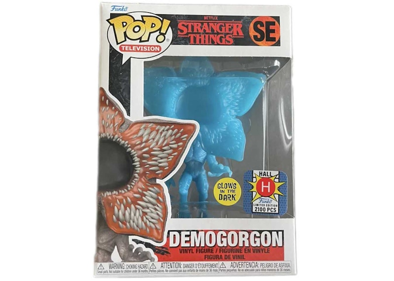 Funko Pop! Television Stranger Things Demogorgon Blue Hall H Exclusive Glow SE (LE 2100)