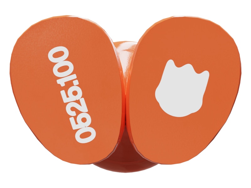 ghostwrite “Schrödinger's ghost: Orange Vibe” 400% 2025 (Edition of 100)
