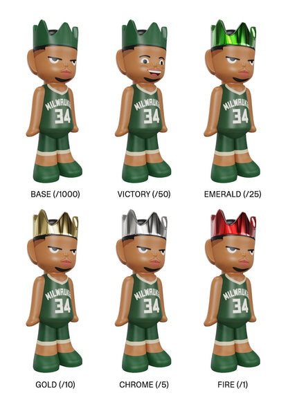 ghostwrite x NBA "Game Face" 2025 Giannis Antetokounmpo 100%