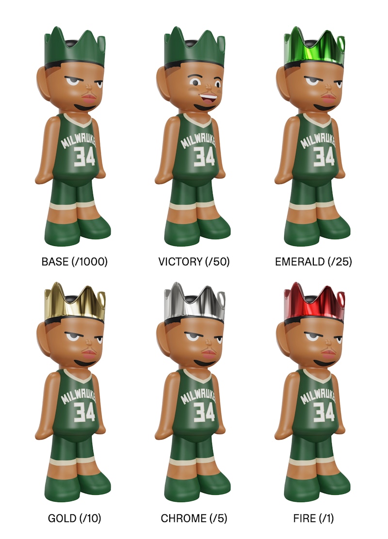 ghostwrite x NBA "Game Face" 2025 Giannis Antetokounmpo 100%