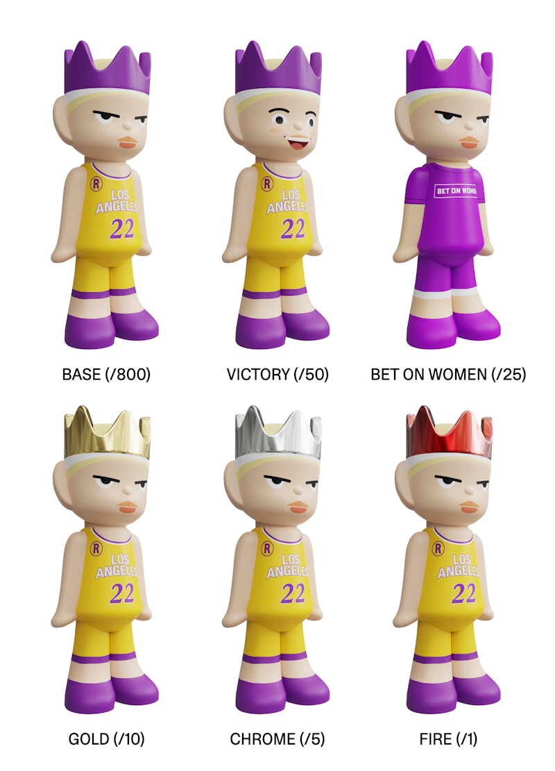 ghostwrite x WNBA "Game Face" 2024 Cameron Brink 100%