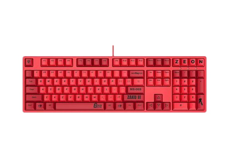 iKBC x GUNDAM ZAKU II USB Wired Mechanical Gaming Keyboard Keyboard Vintage Red