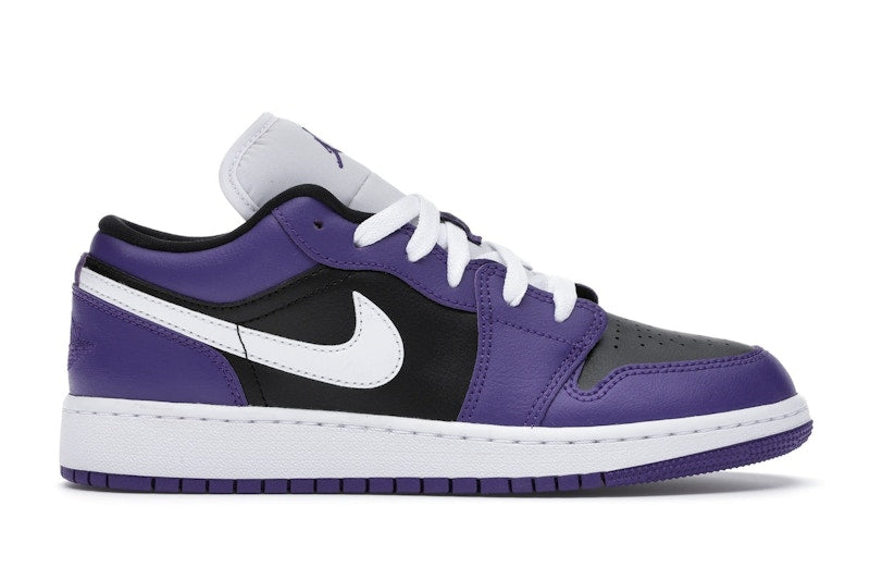 Jordan 1 Low Court Purple Black (GS)