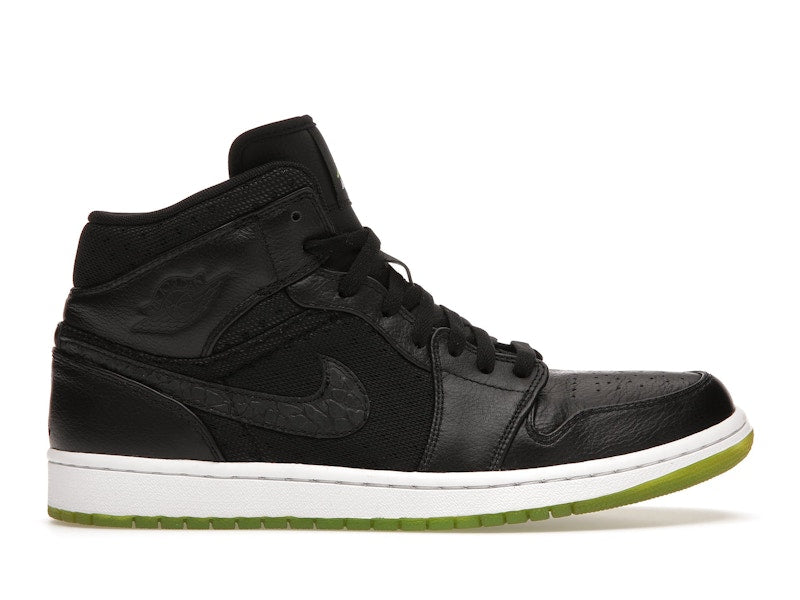 Jordan 1 Phat Black Action Green