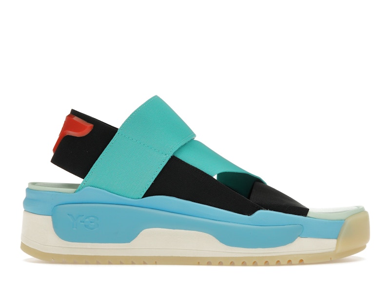adidas Y-3 Hokori Sandal Black Mint Cyan
