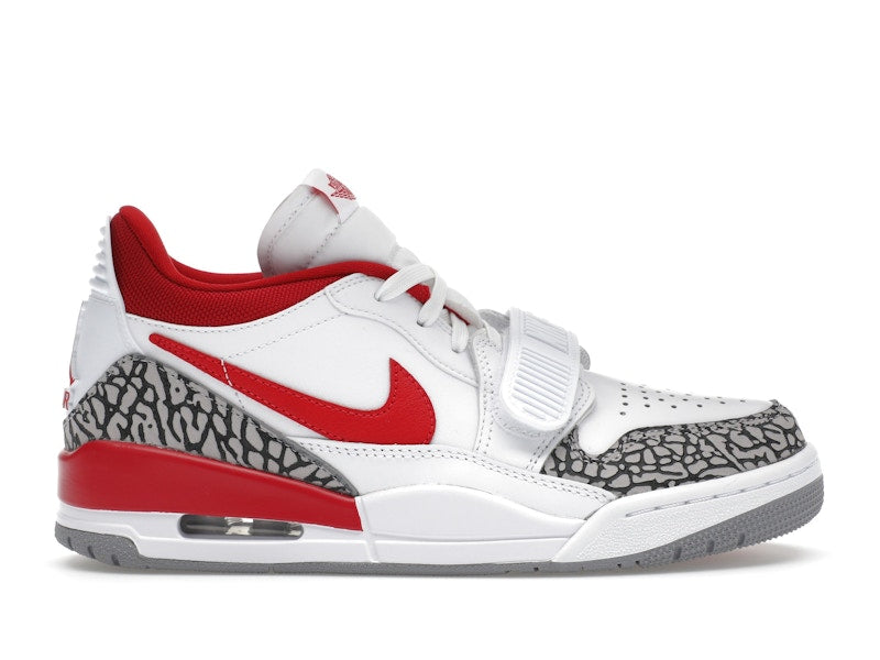 Jordan Legacy 312 Low White Cement Gym Red (Women's)