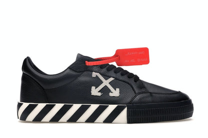 OFF-WHITE Vulc Low Black Leather FW19