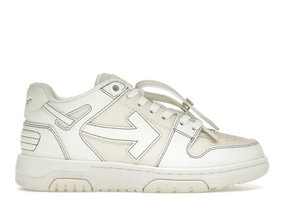 OFF-WHITE Out Of Office OOO Low Tops Cream White