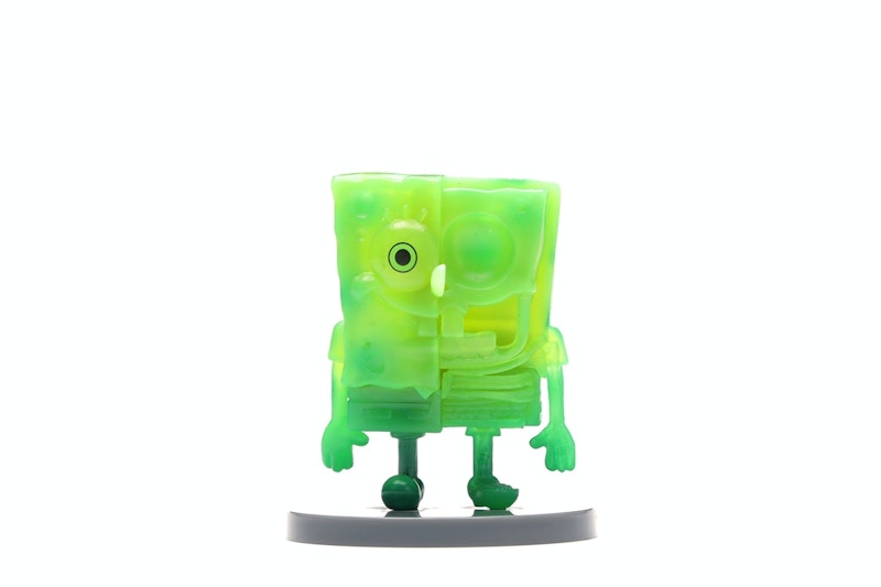 Jason Freeny x Nickelodeon Spongebob Hidden Dissectibles Spongebob Chase Figure Green