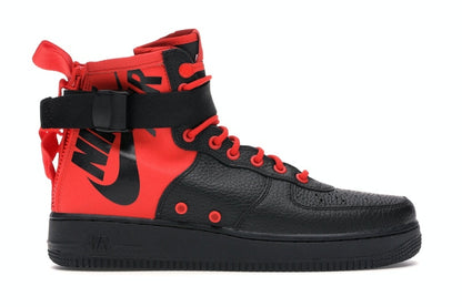 Nike SF Air Force 1 Mid Habanero Red Black