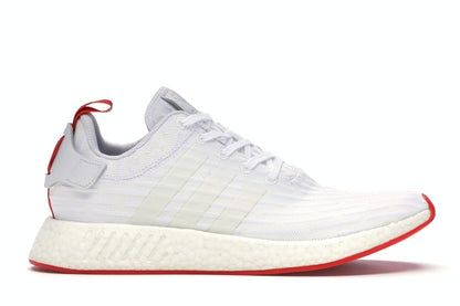 adidas NMD R2 White Core Red Two Toned