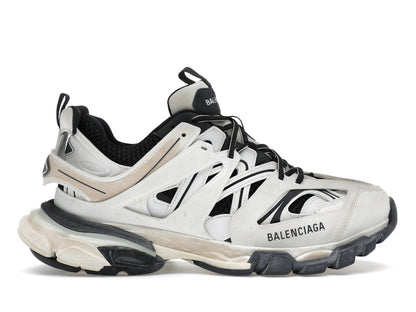 Balenciaga Track Worn Out In White Black