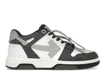 OFF-WHITE Out Of Office OOO Low Tops Black Grey with Dots