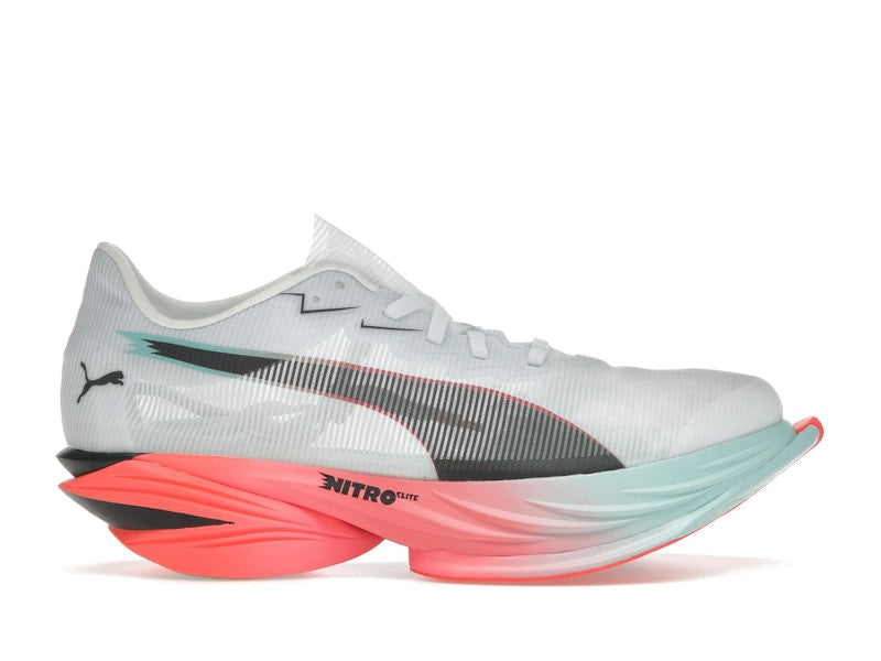 Puma Fast-R Nitro Elite 3 White Glowing Red Mint (Women's)