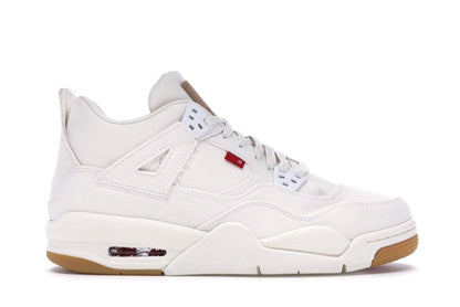 Jordan 4 Retro Levi's White (GS) (Blank Tag)