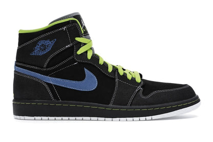Jordan 1 Retro High Black Cyber Blue Sapphire