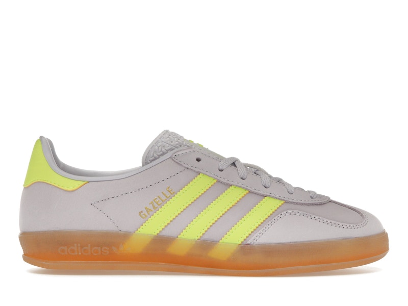 adidas Gazelle Indoor Silver Dawn Solar Yellow (Women's)