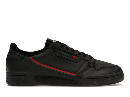 adidas Continental 80 Black Scarlet Green