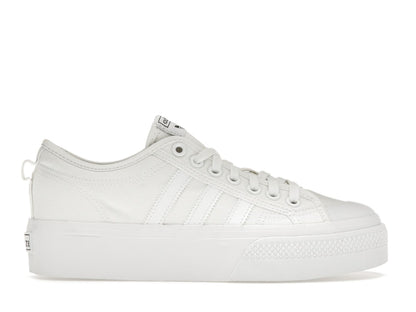 adidas Nizza Platform Triple White (Women's)