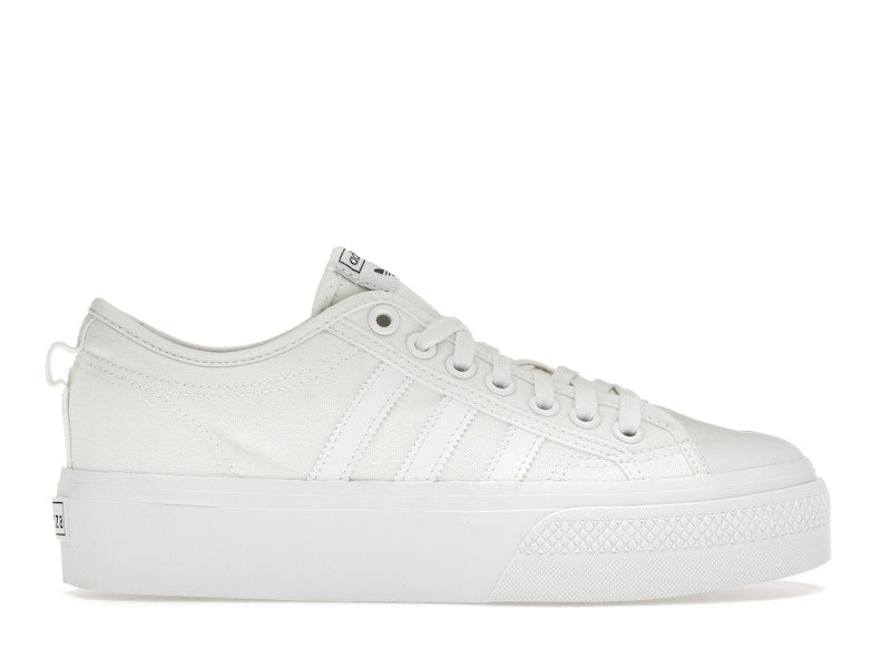 adidas Nizza Platform Triple White (Women's)