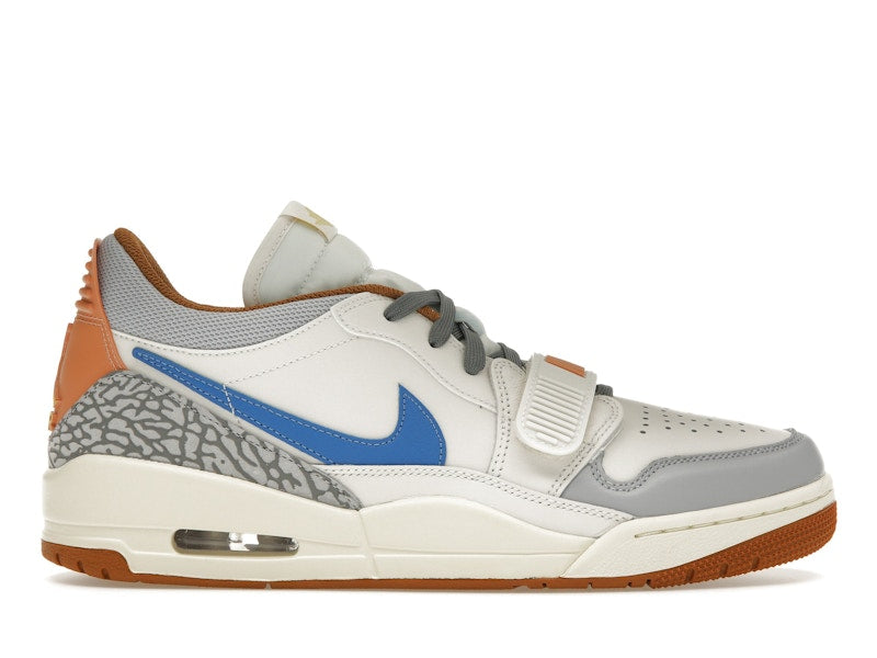 Jordan Legacy 312 Low Phantom Amber Brown Star Blue