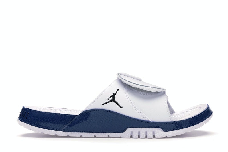 Jordan Hydro 11 Slide White Navy