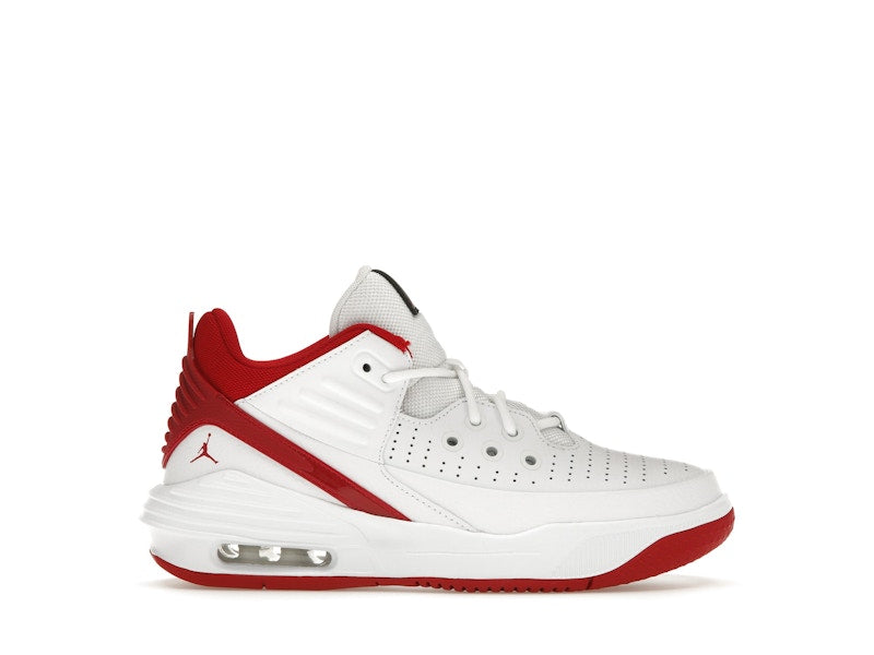 Jordan Max Aura 5 White Black Gym Red (GS)