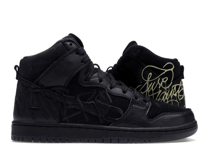 Nike SB Dunk High FAUST Black Gold