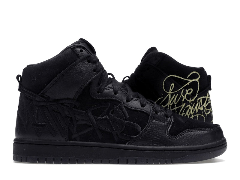 Nike SB Dunk High FAUST Black Gold