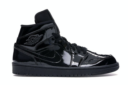 Jordan 1 Mid SE Triple Black Patent (Women's)