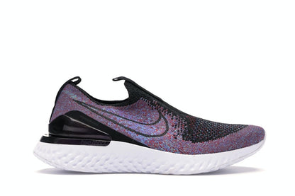 Nike Epic Phantom React Flyknit Black University Red Hyper Jade (Women's)