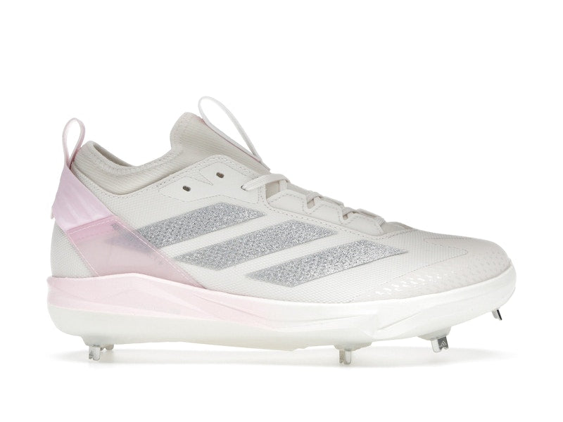 adidas Adizero Instinct+ 2.0 Chalk White Silver Metallic Clear Pink (Women's)
