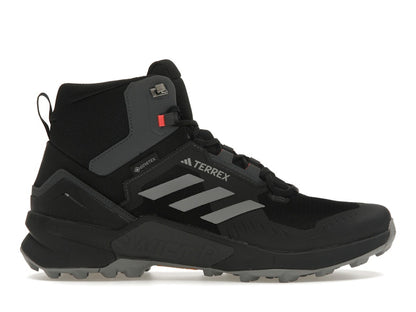 adidas Terrex Swift R3 Mid GTX Core Black Grey Solar Red