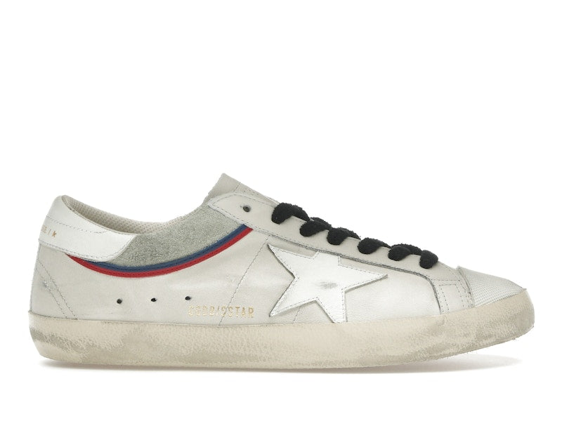 Golden Goose Super Star White Grey Red Blue