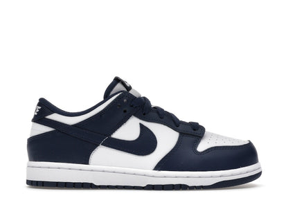 Nike Dunk Low White Midnight Navy (PS)