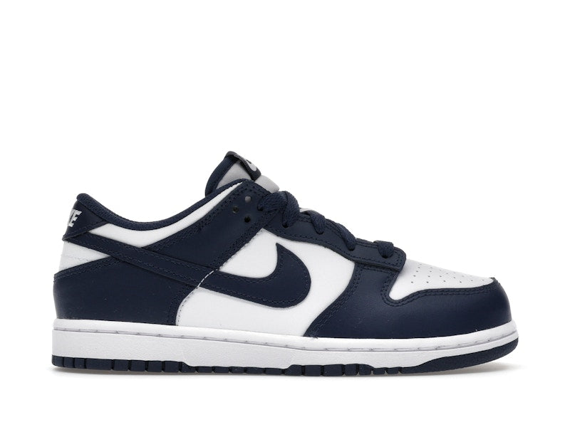 Nike Dunk Low White Midnight Navy (PS)
