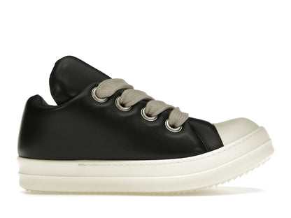 Rick Owens Jumbo Lace Padded Sneaks Low Black Milk