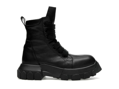 Rick Owens Lido Jumbo Laced Bozo Tractor Black