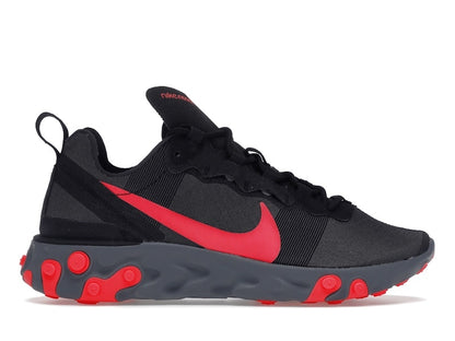 Nike React Element 55 Black Solar Red (Women's)