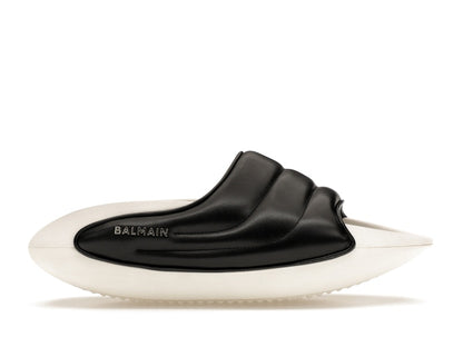 Balmain B-IT Mules Black White